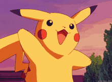 pikachu saying hi to you